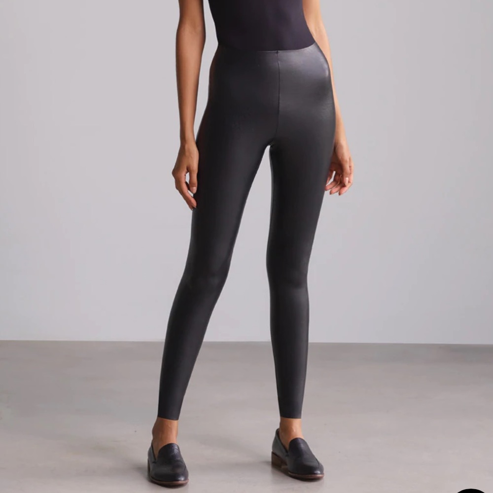 Womens Commando Faux Leather Leggings Small